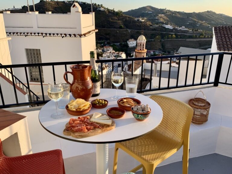 Tapas on the roof terrace